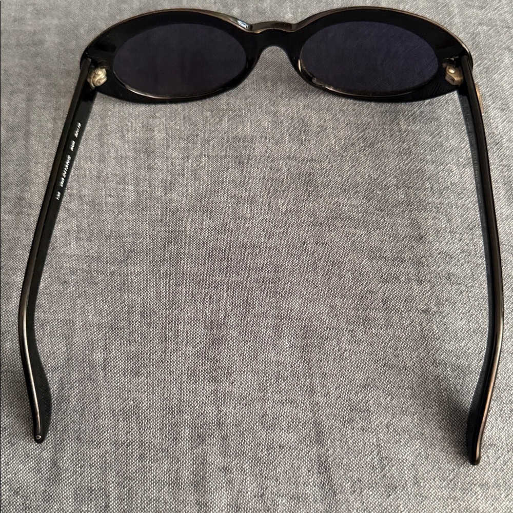 Authentic Vintage Gucci Sunglasses GG 2413/N/S 5NR Brown on Black Oval 52 mm - Picture 7 of 10